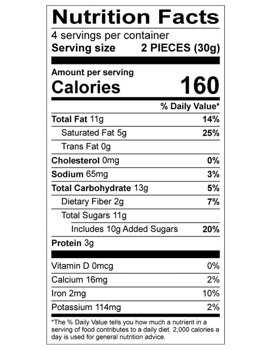 Gudlife - Dark Chocolate Fudge Brownie Peanut Butter Cups 80pc Tub