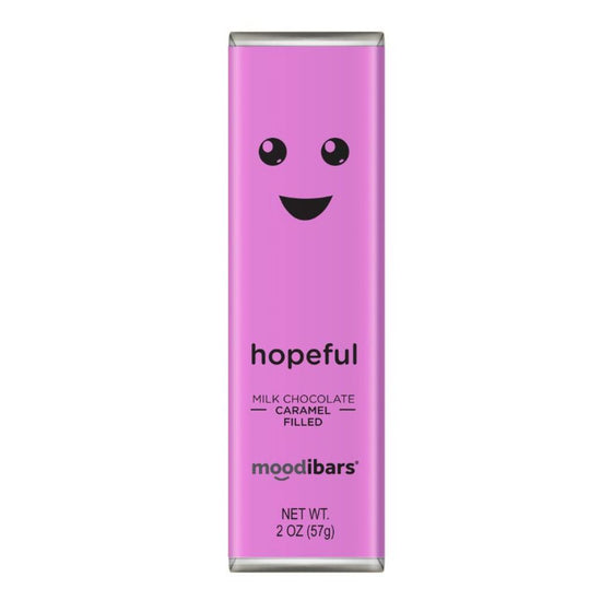 Hopeful Moodibar - Caramel Filled Milk Chocolate Bar 1.75oz Bar