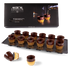 Gourmet 54% Dark Belgian Chocolate Liquor Cups – 12 Cups