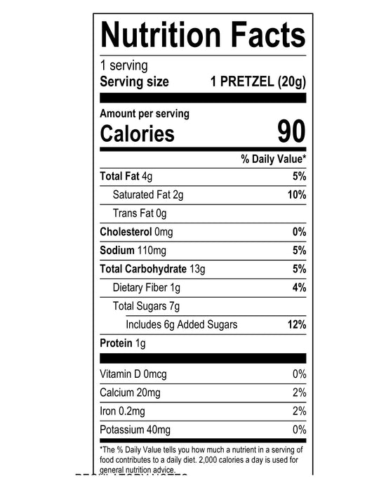 1pc Milk Chocolate Covered Pretzel Twist