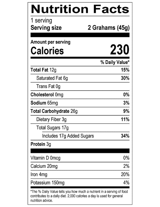 Holiday Dark Chocolate Covered Grahams 2pc