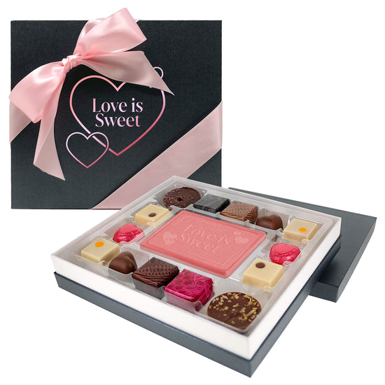 23pc Classic Elite Assorted Truffles Box with Chocolate Plaque