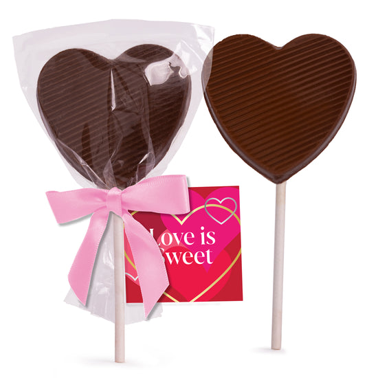 Milk Chocolate Heart Lollipop