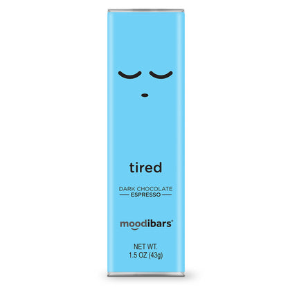 Tired Moodibar - Dark Chocolate Espresso 1.5oz Bar