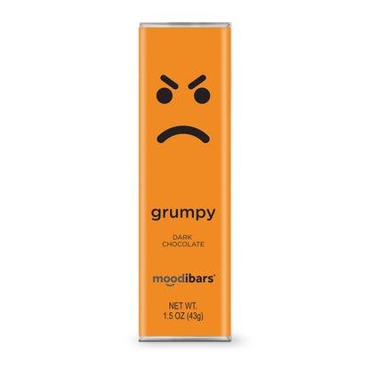 Grumpy Moodibar - 54% Dark Chocolate Bar 1.5oz Bar