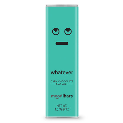Whatever Moodibar - Dark Chocolate Sea Salt 1.5 oz Bar