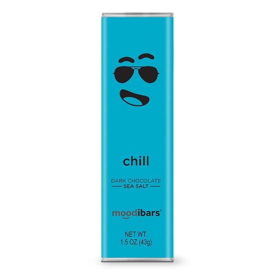Chill Moodibar - 54% Dark Chocolate Sea Salt 1.5oz Bar