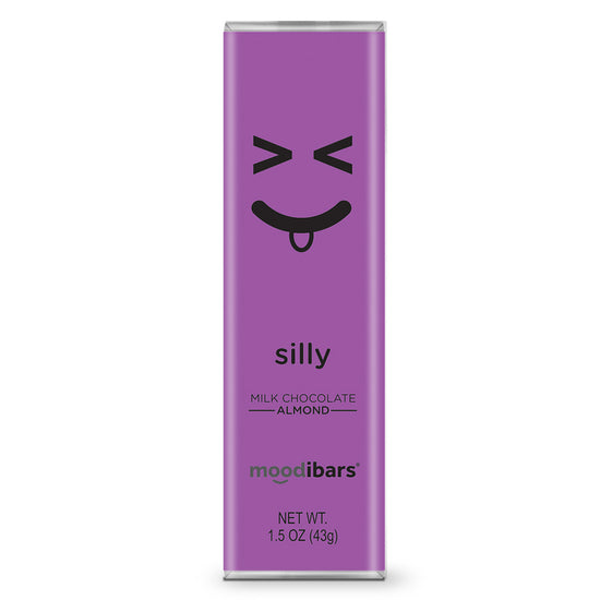 Silly Moodibar - Creamy Milk Crunchy Almond 1.5oz Bar