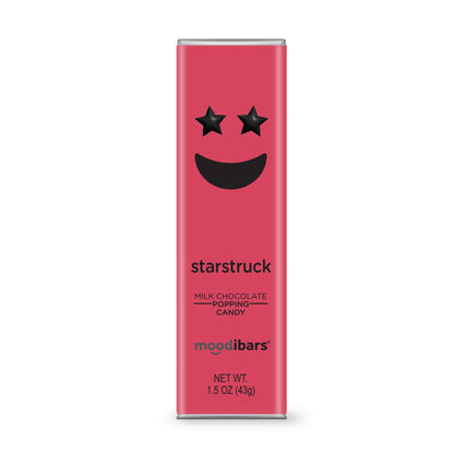 Starstruck Moodibar - Milk Chocolate Popping Candy 1.5 oz Bar