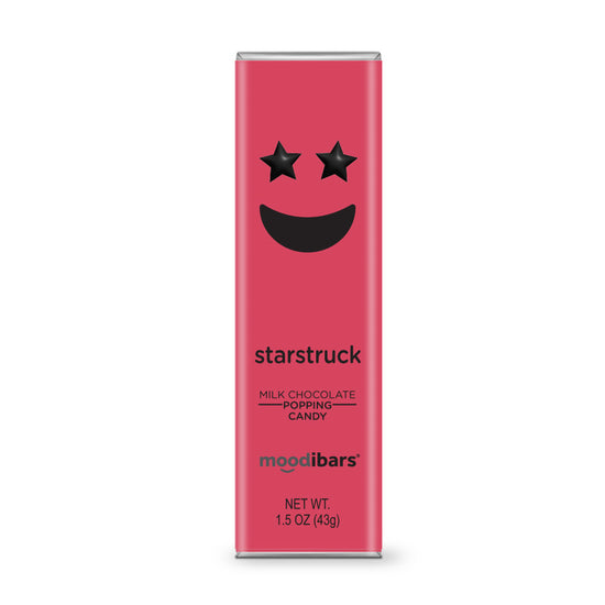 Starstruck Moodibar - Milk Chocolate Popping Candy 1.5 oz Bar