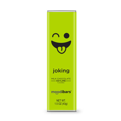 Joking Moodibar - Milk Chocolate Keylime 1.5 oz Bar