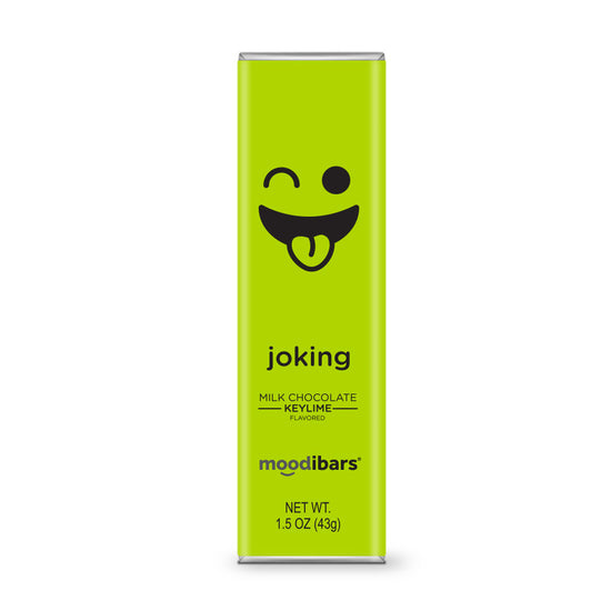Joking Moodibar - Milk Chocolate Keylime 1.5 oz Bar