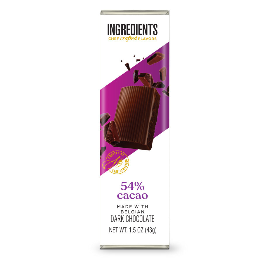 Ingredients 54% Cacao Belgian Dark Chocolate 1.5 oz Bar – Astor