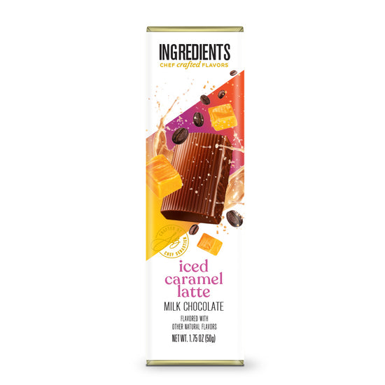 Ingredients Iced Caramel Latte Milk Chocolate 1.75 oz Bar