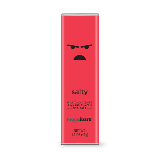Salty Moodibar - Milk Chocolate Pink Himalayan Sea Salt 1.5 oz Bar