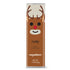 Milk chocolate bar package with reindeer face, “rudy,” and net wt 1.5 oz