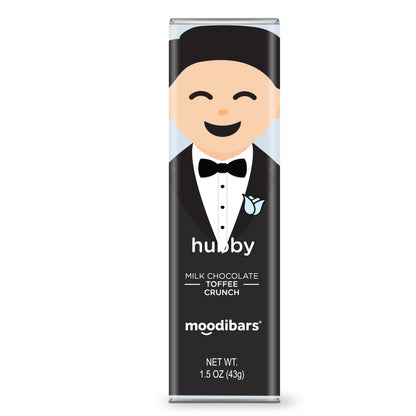 Moodibar™ Matrimony Hubby - Milk Chocolate Toffee Crunch 1.5 oz Bar