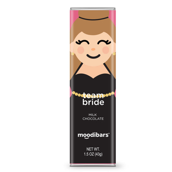 Moodibar™ Matrimony Team Bride - Milk Chocolate 1.5 oz Bar