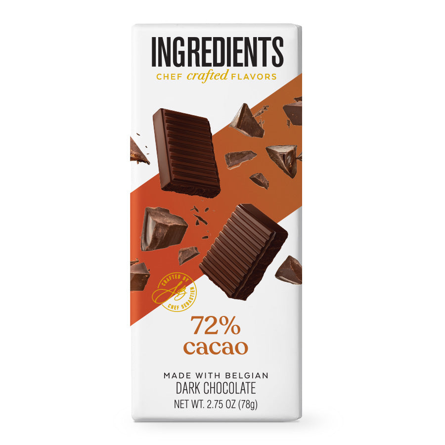 ❀chocolat✿ Ingredients 72% Cacao Dark Chocolate 2.75oz Bar – Astor Chocolate