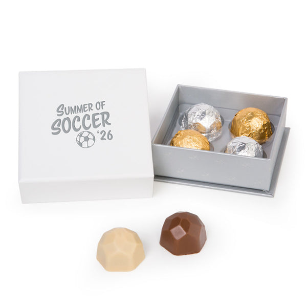 Summer of Soccer '26 - Sterling Deco Truffle Box 4pc – Astor Chocolate