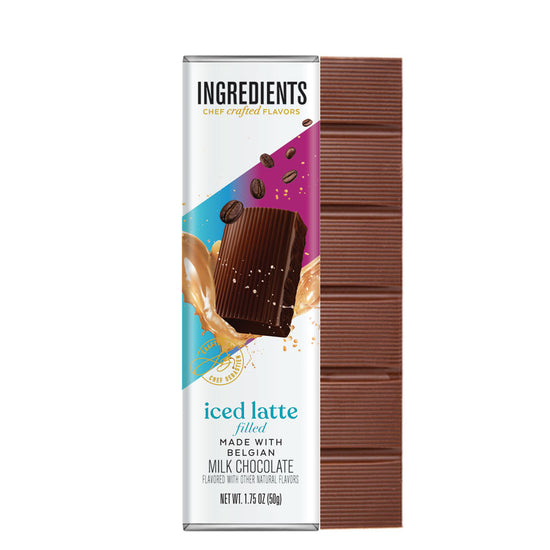 Ingredients Iced Latte Milk Chocolate 1.75 oz Bar