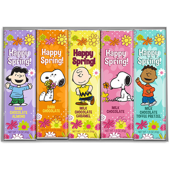 Spring Peanuts® Snoopy and Gang Variety Chocolate Bar 5 Pack