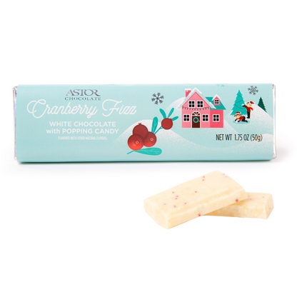 Holiday White Confection Cranberry Fizz Bar 1.75oz