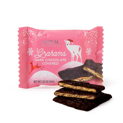 Holiday Dark Chocolate Covered Grahams 2pc