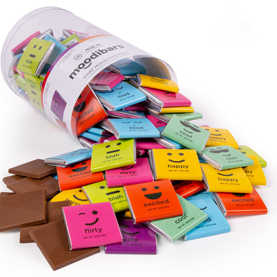 Moodibars Assorted Squares Tub 120pc
