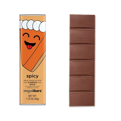 LIMITED EDITION Spicy Pumpkin Spice Milk Chocolate 1.5oz Moodibar