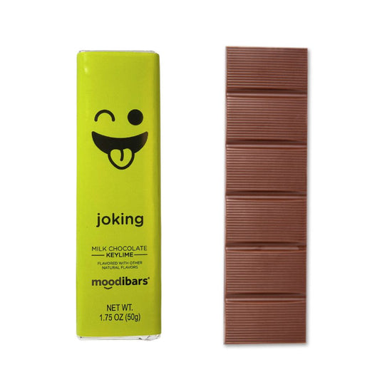 Joking Moodibar - Milk Chocolate Keylime 1.5 oz Bar