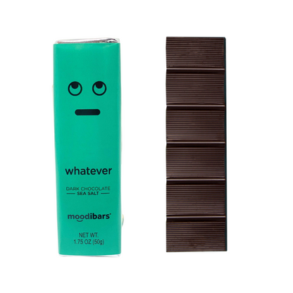 Whatever Moodibar - Dark Chocolate Sea Salt 1.5 oz Bar