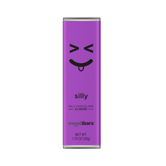 Silly Moodibar - Creamy Milk Crunchy Almond 1.5oz Bar