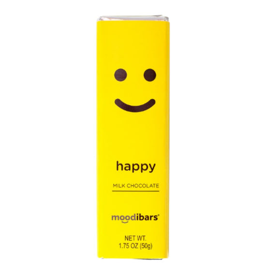 Happy Moodibar - Creamy Milk Chocolate Bar 1.5oz Bar