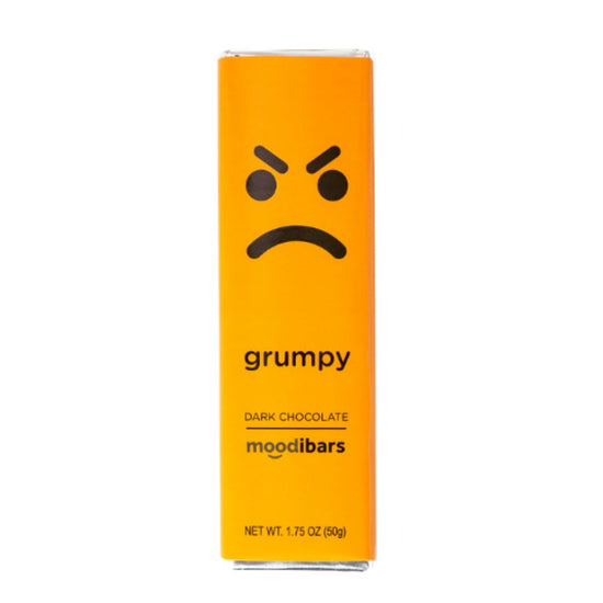 Grumpy Moodibar - 54% Dark Chocolate Bar 1.5oz Bar