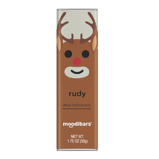 Limited Edition Moodibar - Rudolph Milk Chocolate 1.5oz Bar