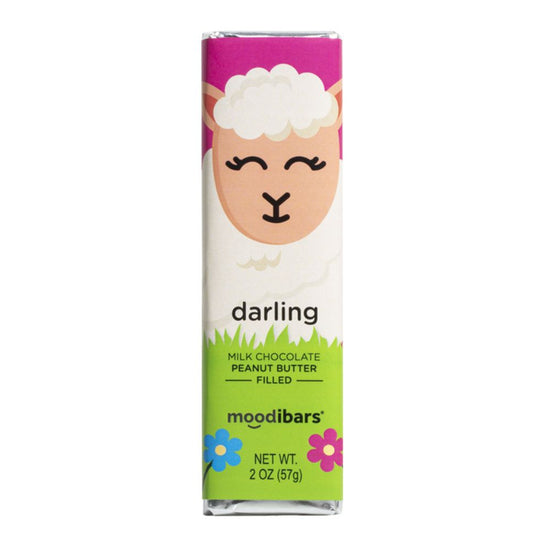 Spring Darling Moodibar - Milk Chocolate Peanut Butter Filled 1.75 oz Bar