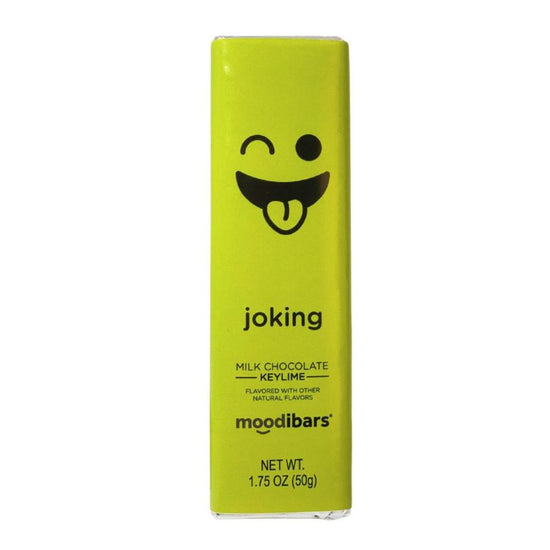Joking Moodibar - Milk Chocolate Keylime 1.5 oz Bar