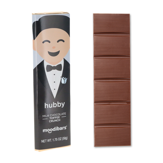 Moodibar™ Matrimony Hubby - Milk Chocolate Toffee Crunch 1.75 oz Bar