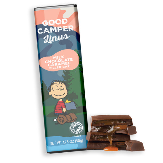 Peanuts® Good Camper Linus Milk Chocolate Caramel Filled 1.75oz Bar