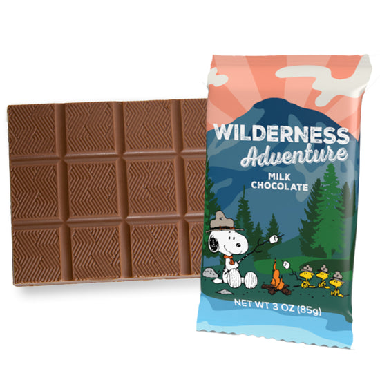 Peanuts® Camp Snoopy Wilderness Adventure 3oz Mini Mega Milk Chocolate Square