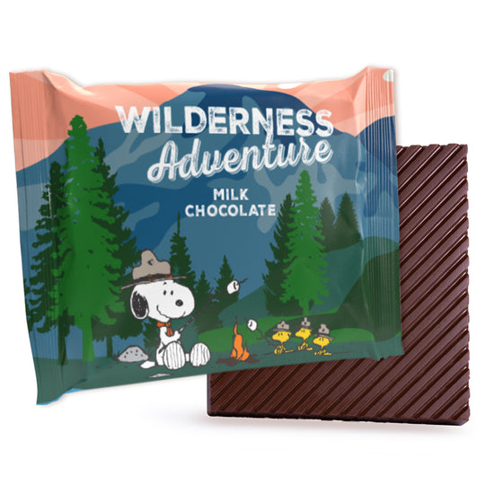 Peanuts® Camp Snoopy Wilderness Adventure 6oz Milk Chocolate Mega Square