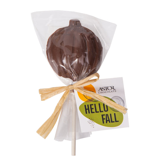 Autumn Collection -  Milk Chocolate Pumpkin Lollipop