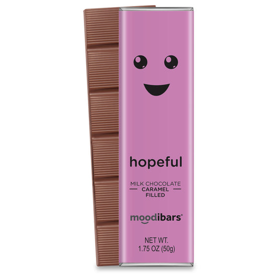 Hopeful Moodibar - Caramel Filled Milk Chocolate Bar 1.75oz Bar