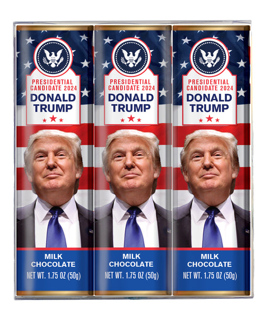 Donald Trump 1.75oz Milk Chocolate 3-Bar Pack