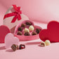 18pc Assorted Chamomile Raspberry Milk Chocolate & 54% Dark Chocolate Valentine&