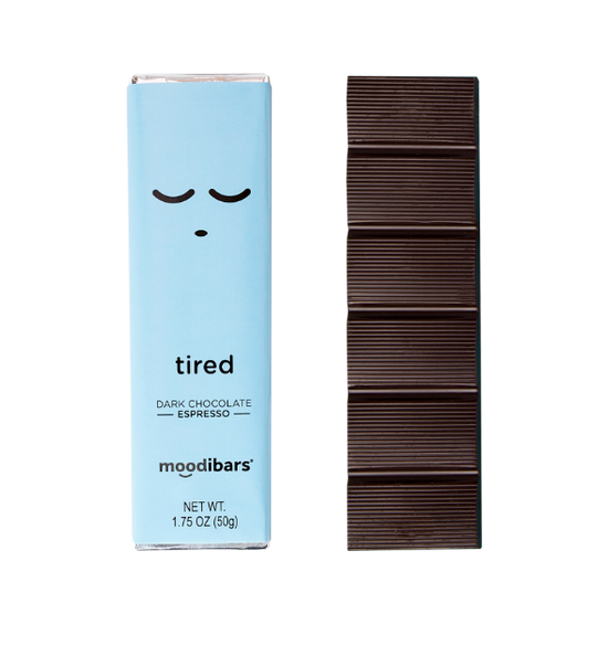 Tired Moodibar - Dark Chocolate Espresso 1.5oz Bar