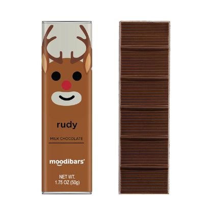 Limited Edition Moodibar - Rudolph Milk Chocolate 1.5oz Bar