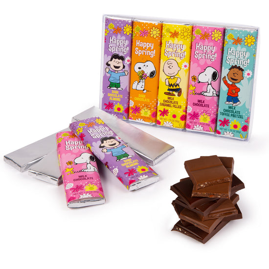 Spring Peanuts® Snoopy and Gang Variety Chocolate Bar 5 Pack