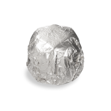 Silver Foil - Vegan Hazelnut Filled Truffles - 160 Truffles - Bulk Parve